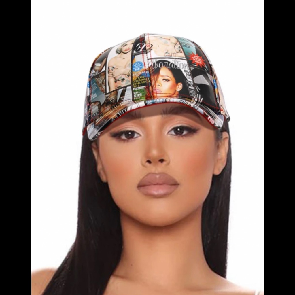 Brand New Fashion Magazine Print Snapback Hat